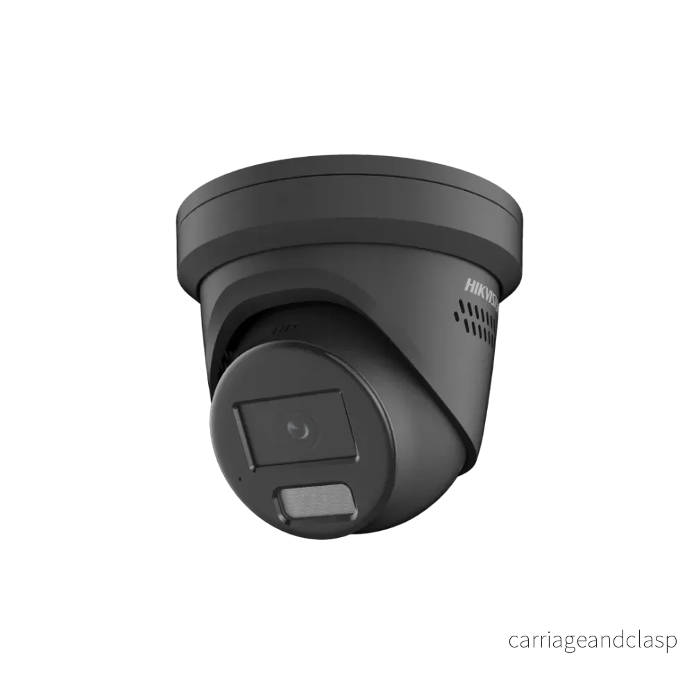 Hikvision DS-2CD2347G2H-LISU/SL ColorVu Hybrid 4MP Turret Svart Flash / Siren - Bild 2