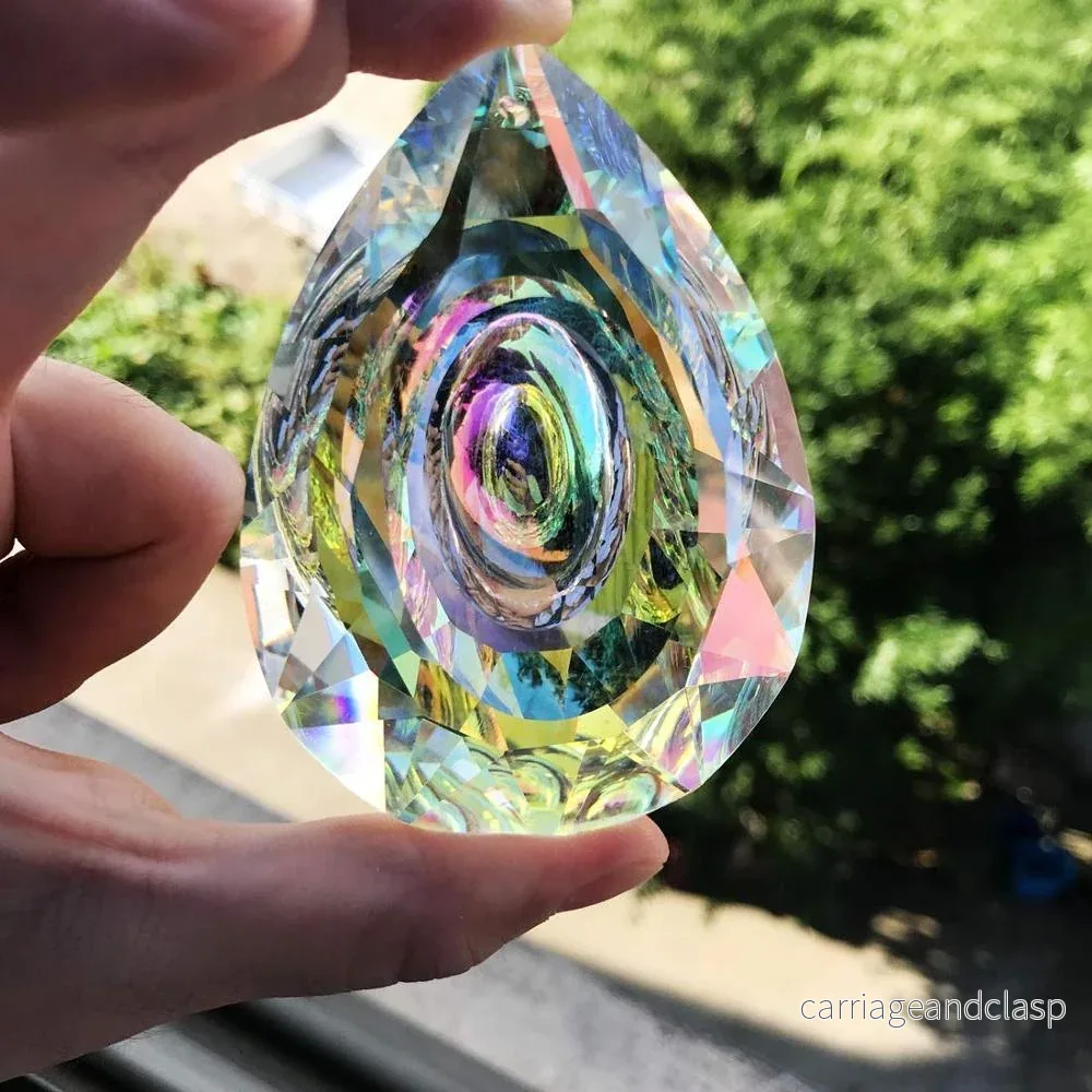 Stort Hängande Kristall Prisma Ornament | Veska Stort Hängande Kristall Prisma Ornament | Veska