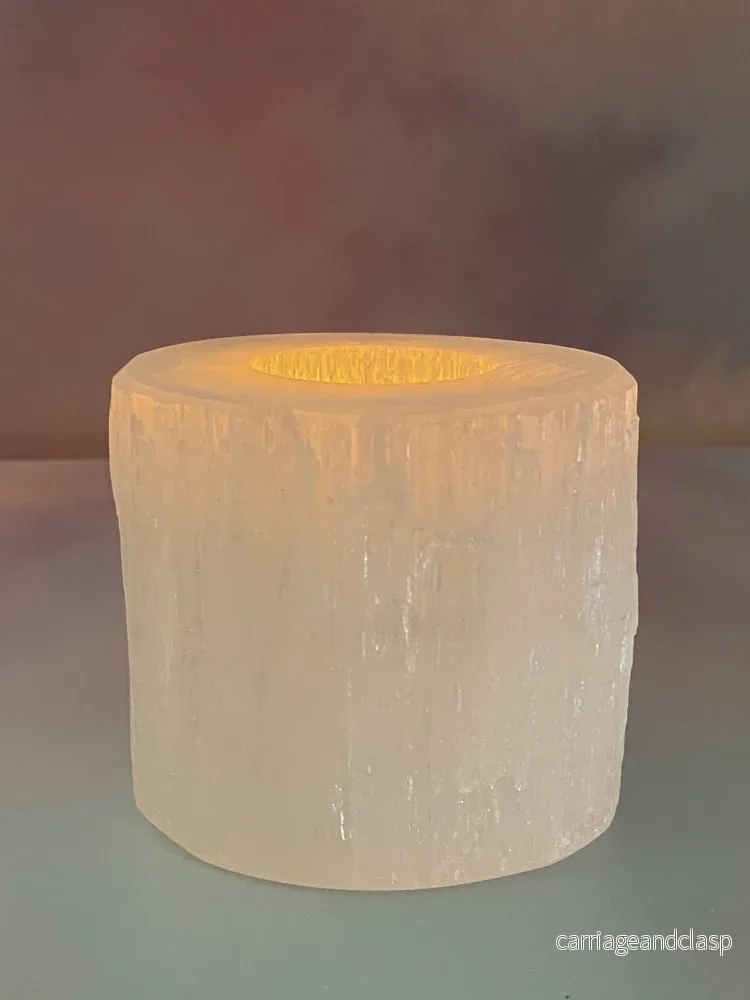 SELENITE FIREFACE HOLDER - Bild 2