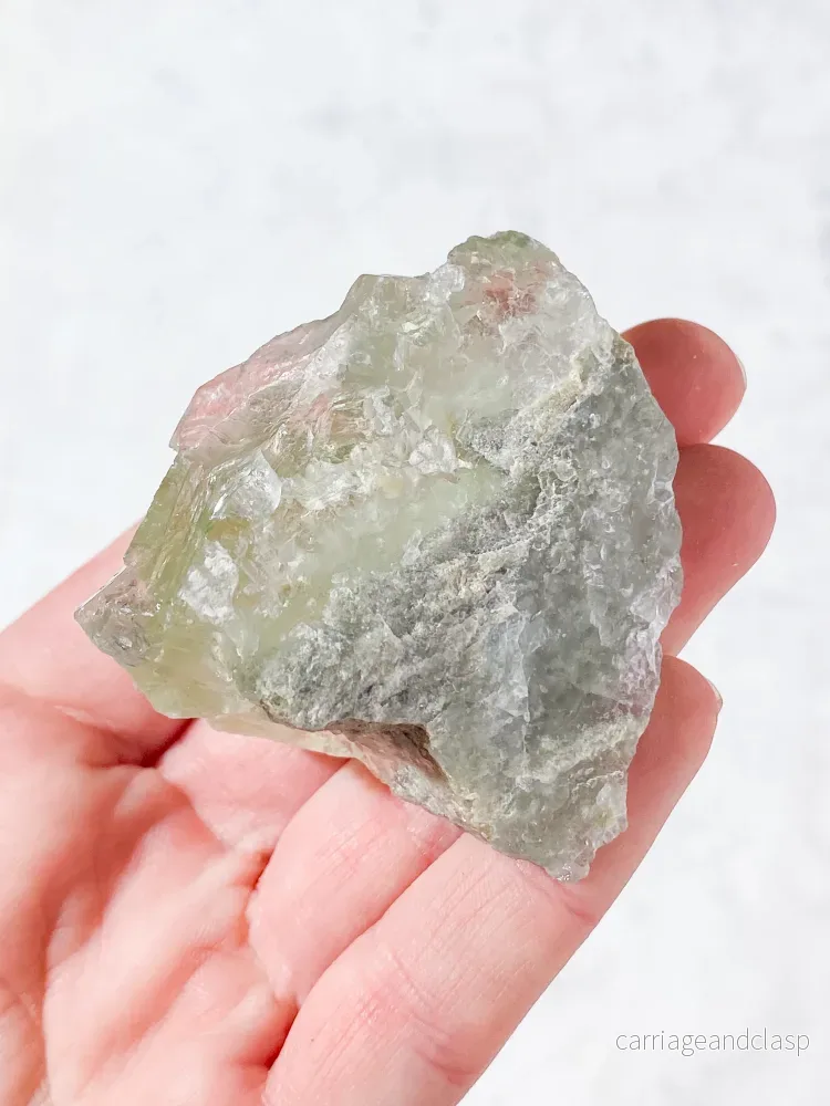 Mintgrön Fluoritklunga (Nr. 2) Exklusiv Kvalitet - Bild 3