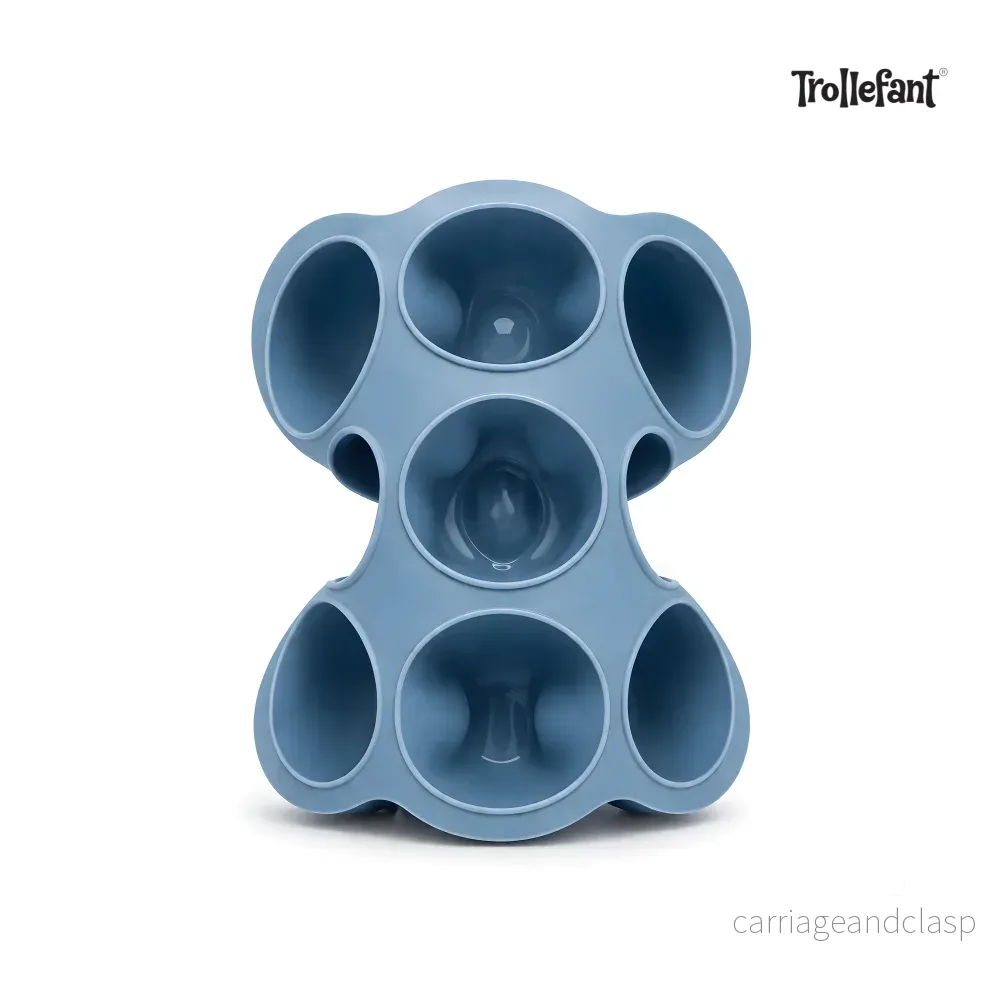 Trollefant Frysform med Lock, 9x60 ml, Blå - Bild 2