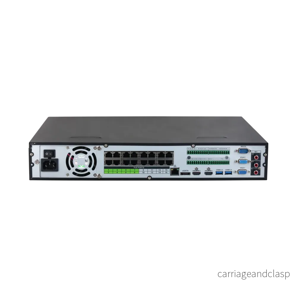 Dahua NVR5432-16P-EI, 16x PoE, utan lagring, lämplig för 32 IP-kameror - Bild 3