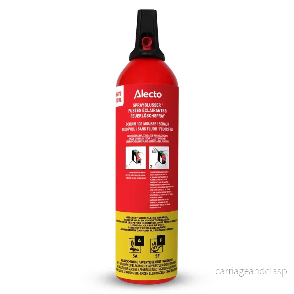 Alecto BS075 Brandsläckningsspray 750 ml – PFAS-fri