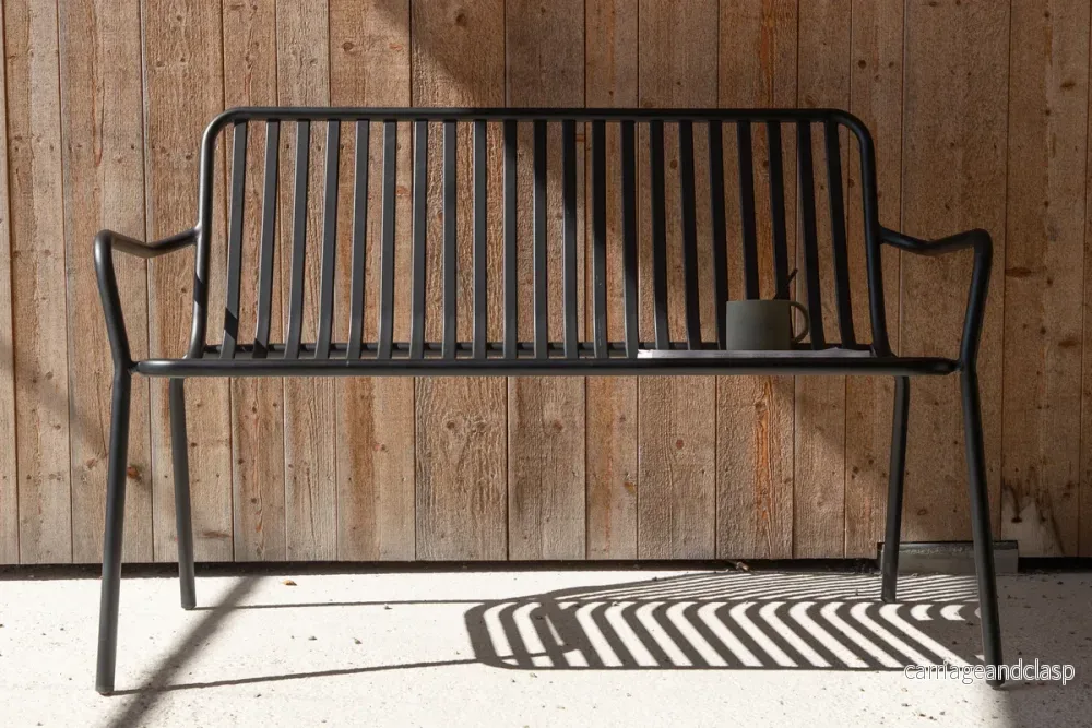 Peking Bänksoffa 64 x 85 x 130 Svart Peking Bänksoffa 64 x 85 x 130 Svart