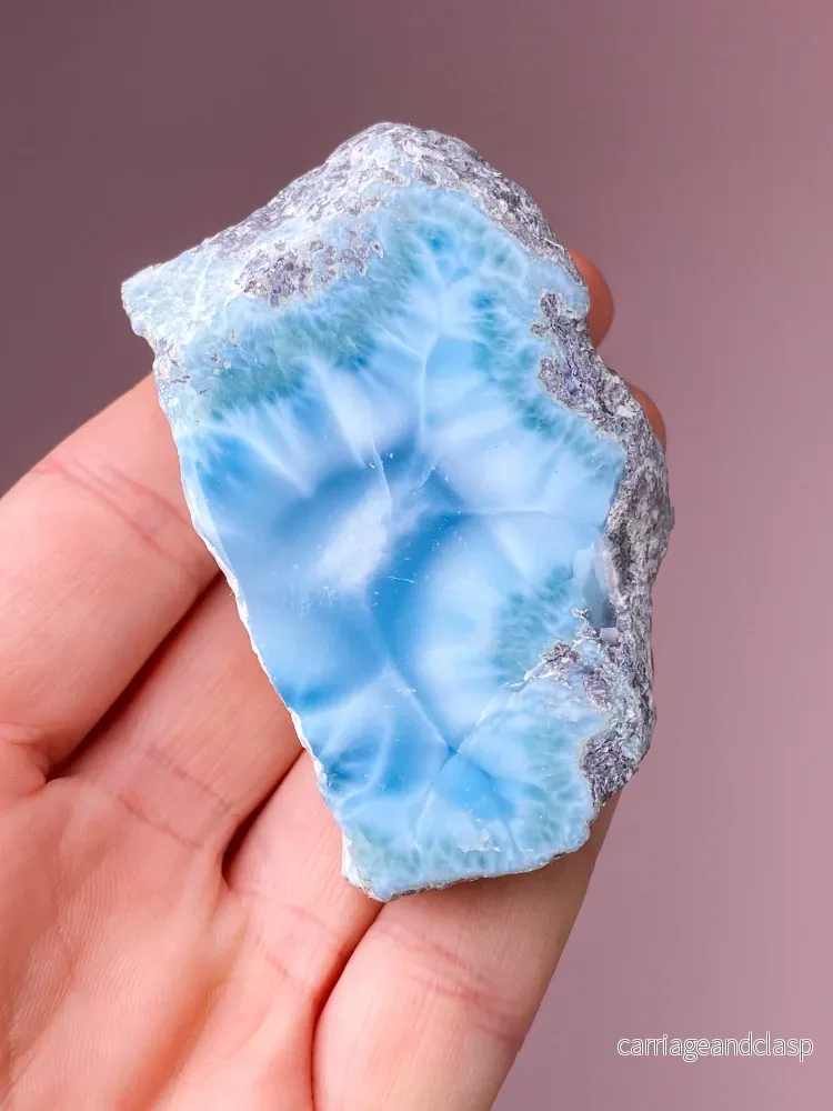 Larimar Halvpolerad (nr 15) - Bild 2