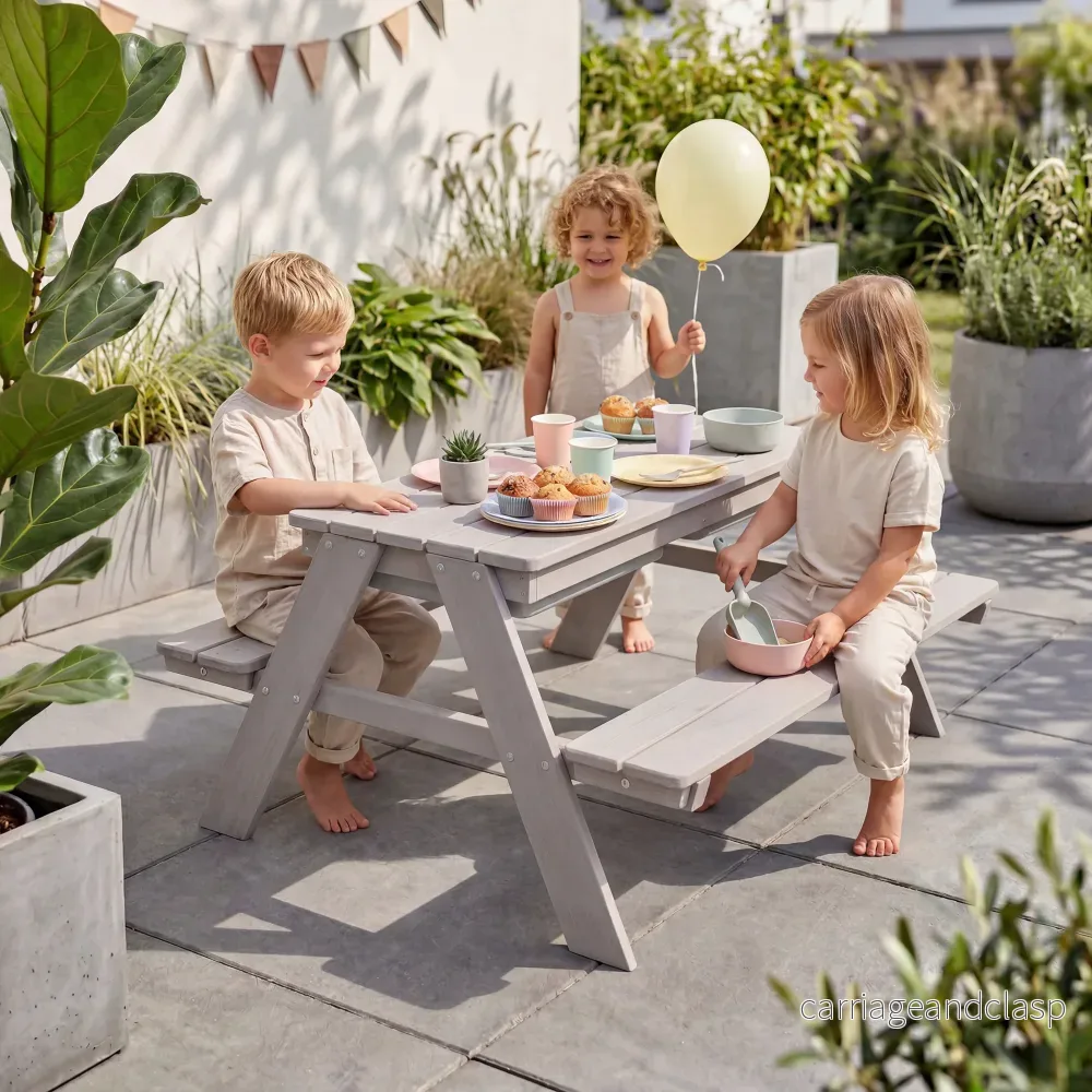 Roba Picknickbord med Leklådor - Bild 2