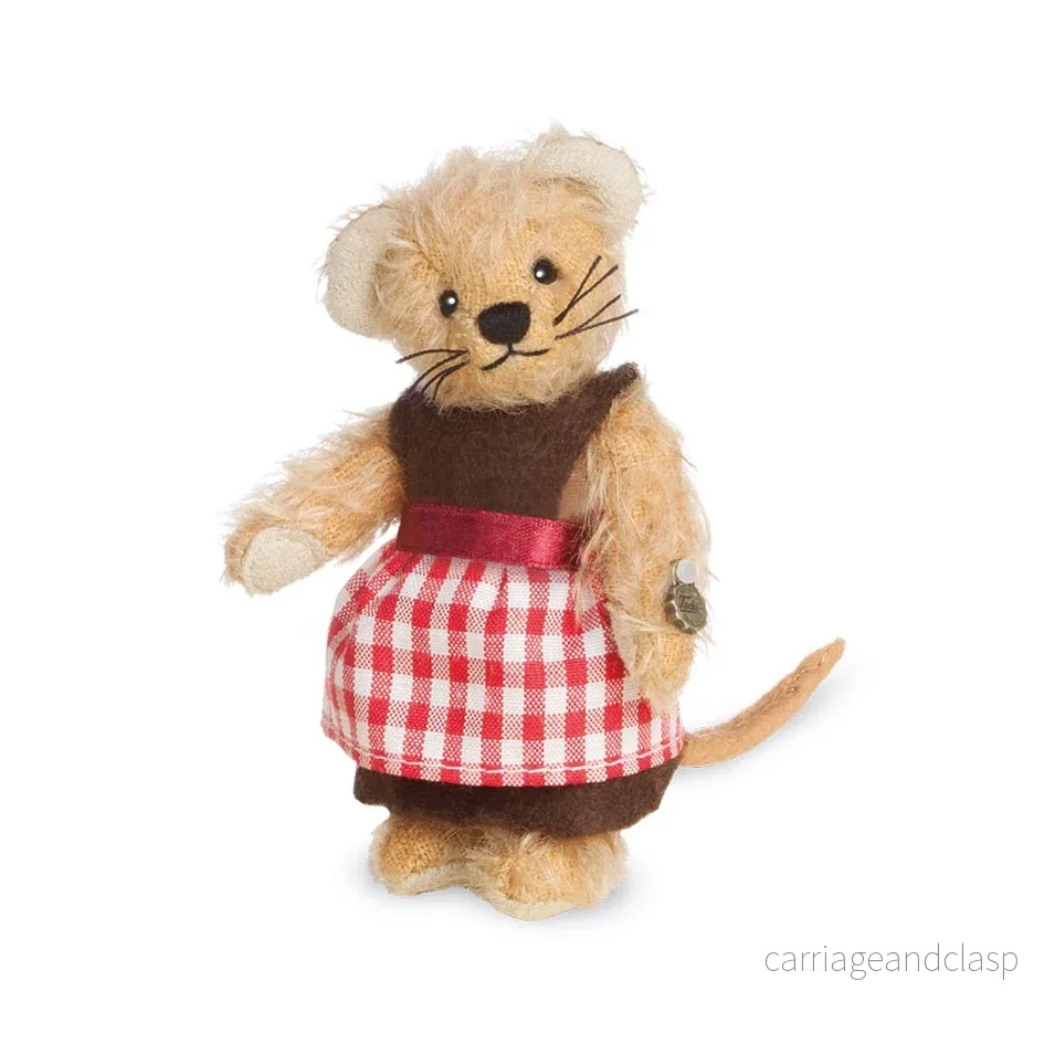 Hermann Teddy - Musflicka Miniatyr (Samlarobjekt begränsad upplaga)