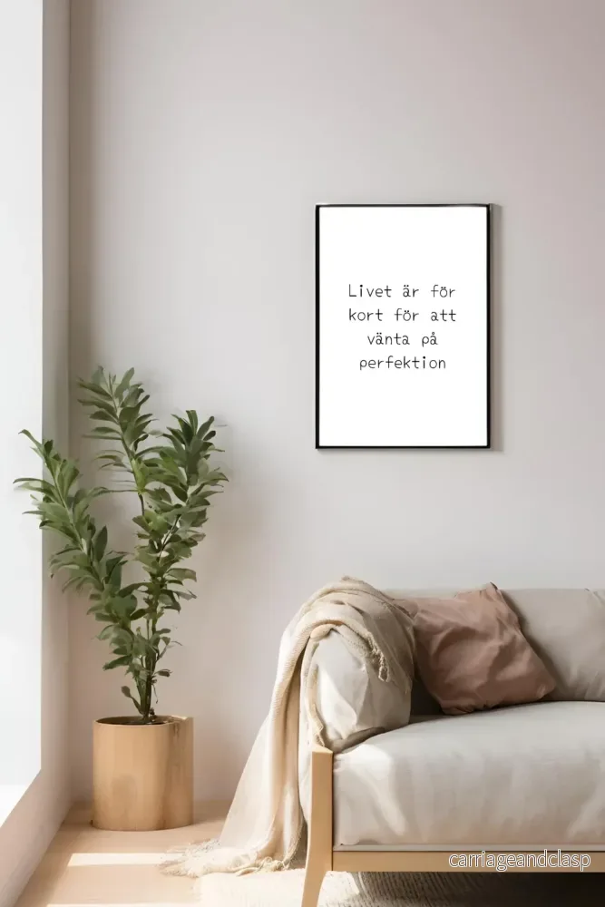Poster - Livet är för kort för att vänta - Bild 2