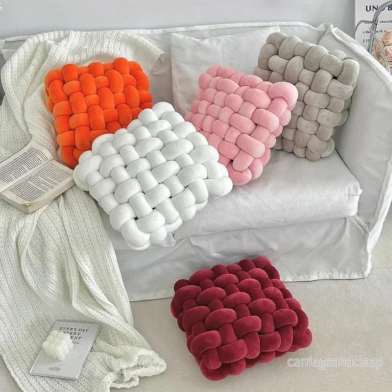 Chunky Woven Knot Cushion | Veska - Bild 3