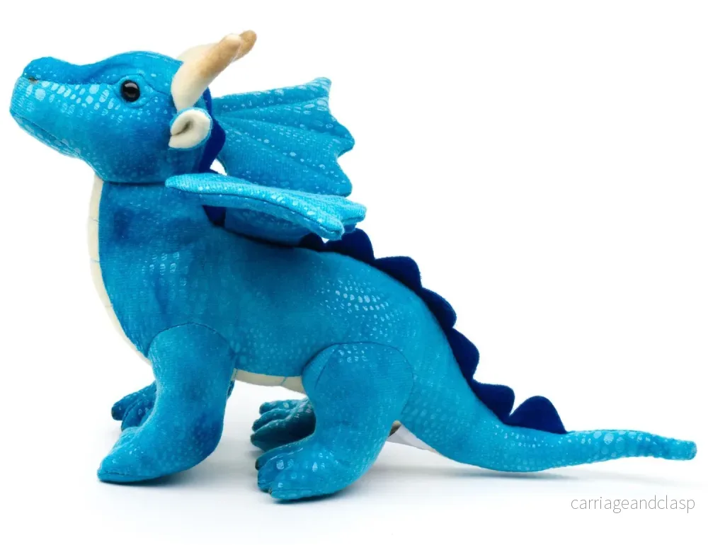 Uni Toys - Drake (Blå) Gosedjur - Bild 3