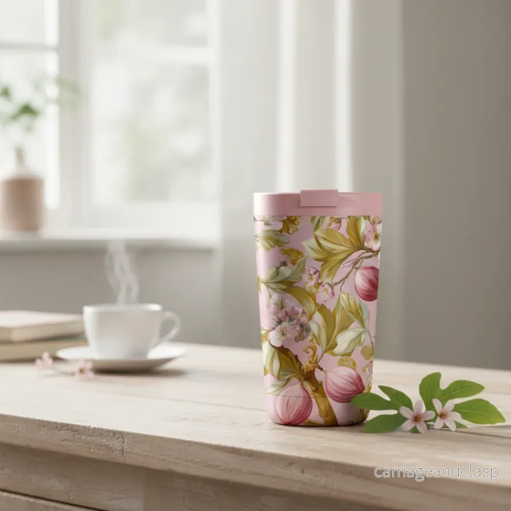 IZY- Termosmugg Fico Rosa Isolerad Kaffemugg - Bild 2