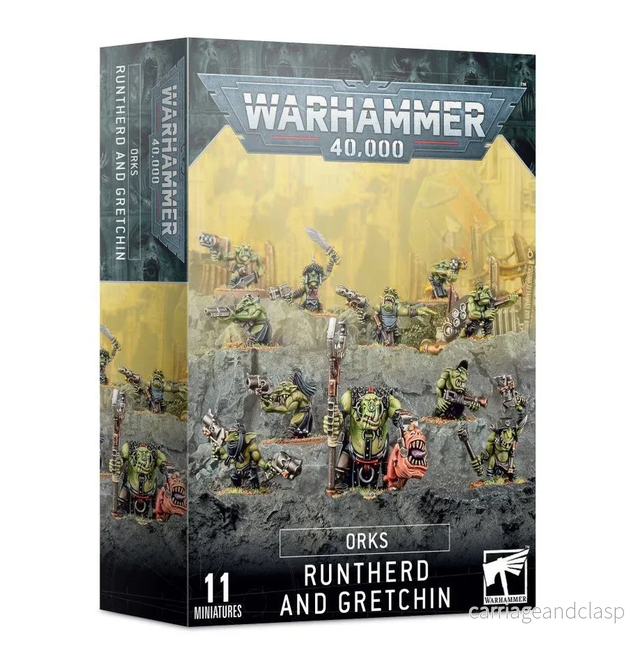 Warhammer: 40,000 - Orks - Runtherd And Gretchin