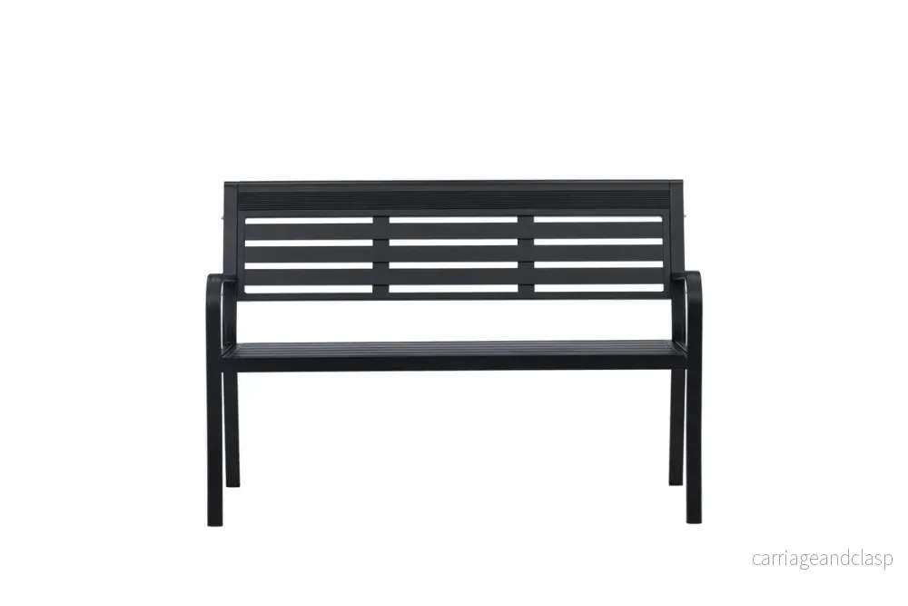 Elvas Bänksoffa 60 x 84 x 125 Svart - Bild 2