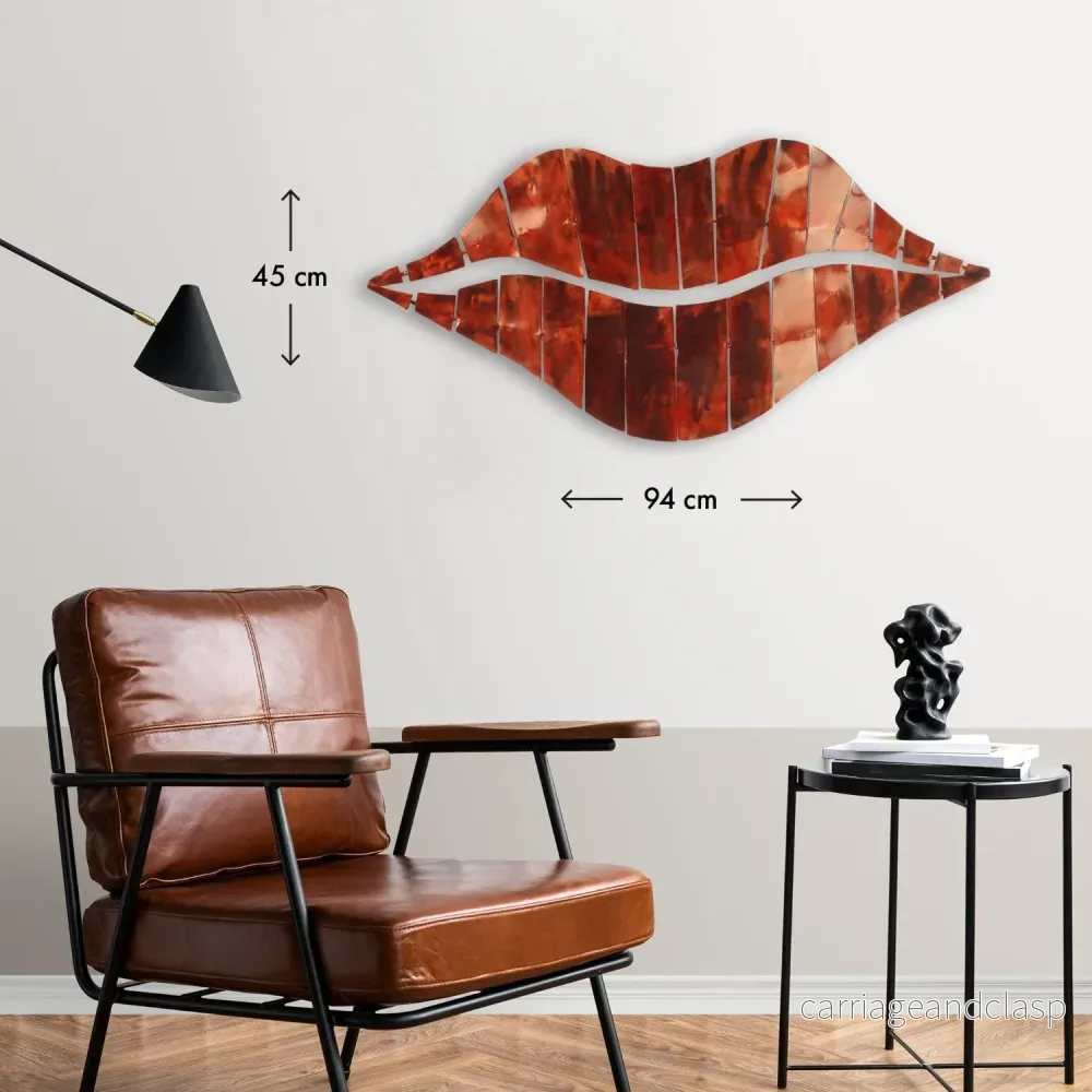 Red Lips - 96X45 Cm - Bild 3