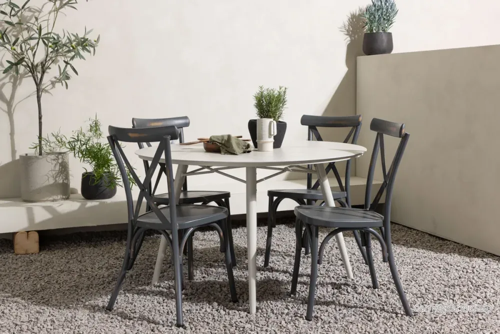 Lina & Tablas Matgrupp Beige/Mörkgrå Lina & Tablas Matgrupp Beige/Mörkgrå