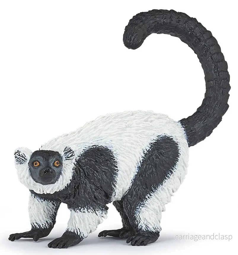 Papo - Svartvit vari lemur - Bild 2