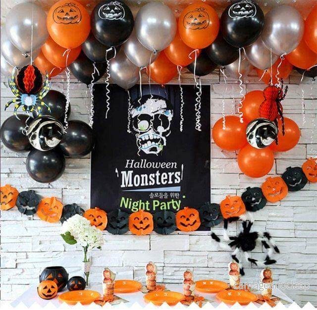 Halloween Färger Hem Dekoration Ballong Kit | Veska Halloween Färger Hem Dekoration Ballong Kit | Veska