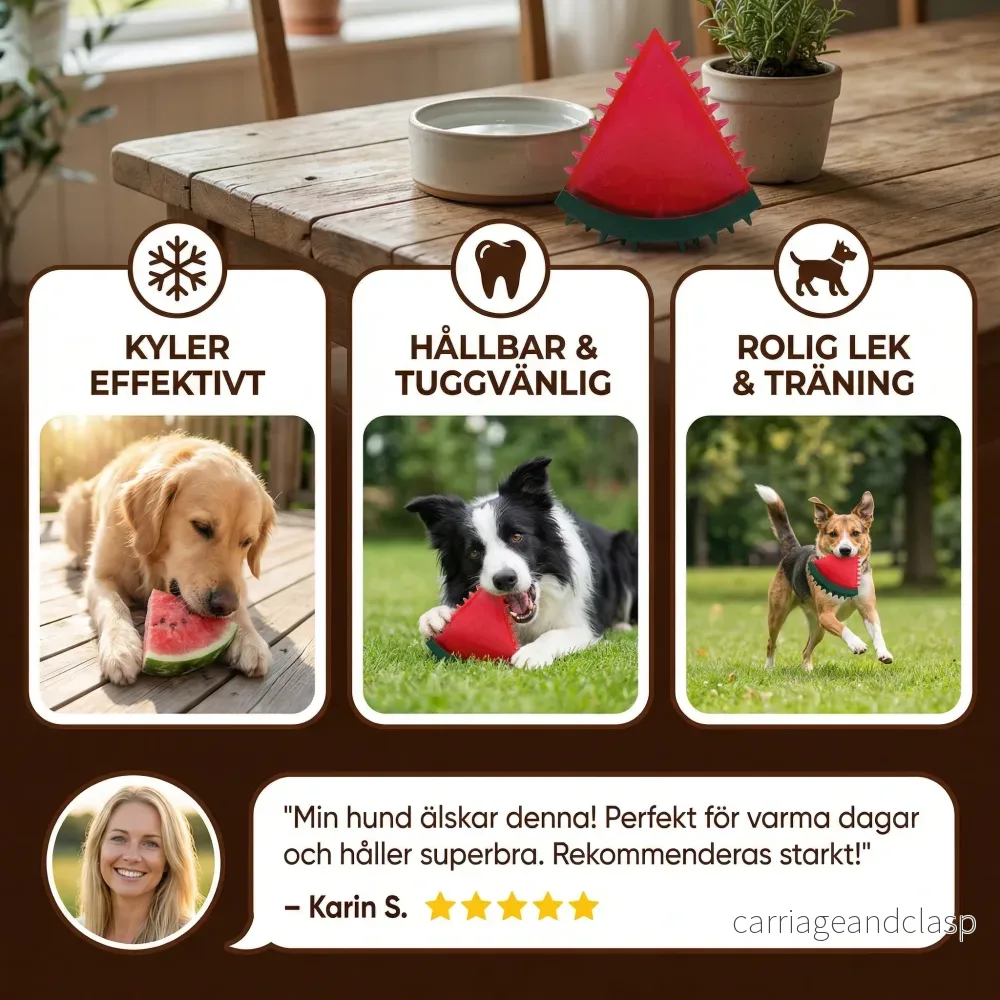 Kylande Hundtuggleksak i Fruktdesign - Bild 3