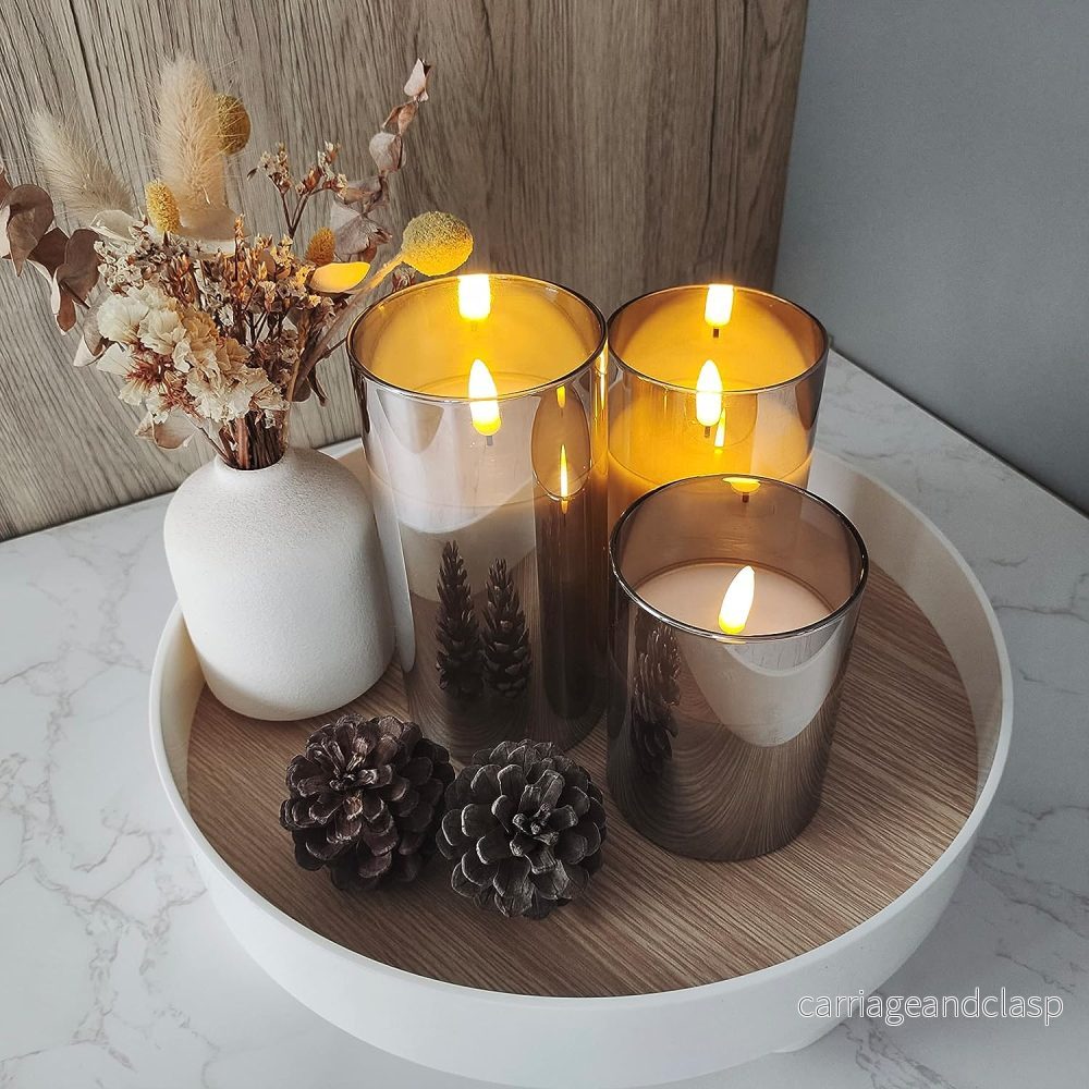 Flameless ljus set om 3 | Veska - Bild 2