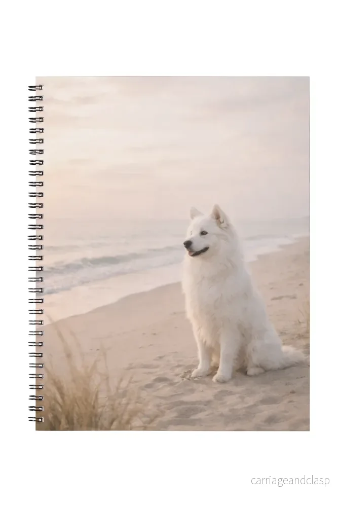 Serene Beach Samoyed