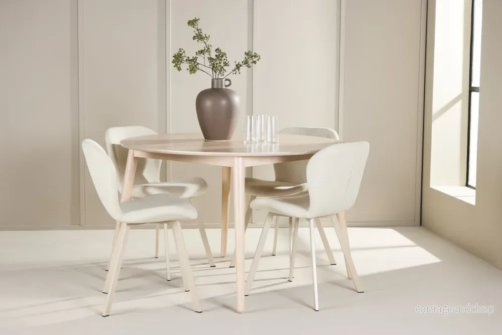 Flora & Lilja Matgrupp Vitputsad/Beige