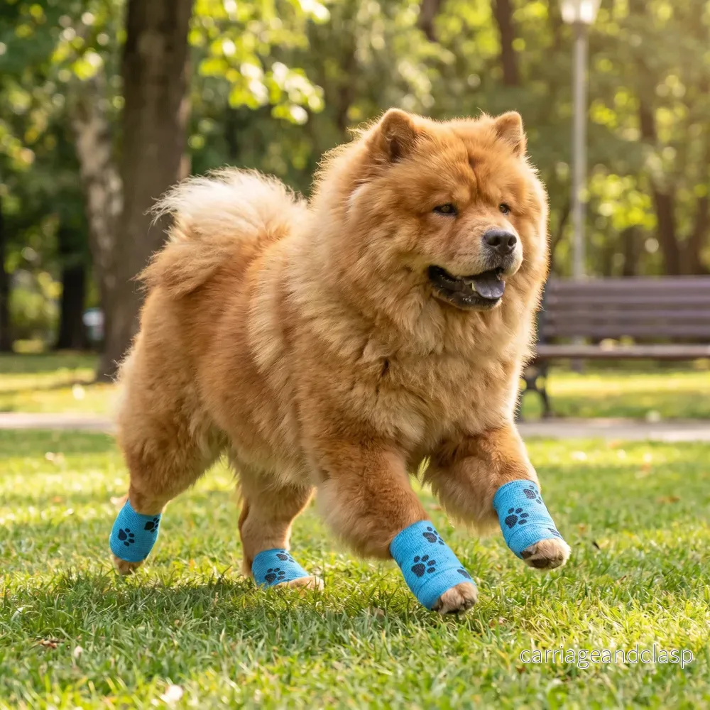 Självhäftande Skyddsbandage för Husdjur – Skydd mot Het Asfalt och Snö - Bild 2