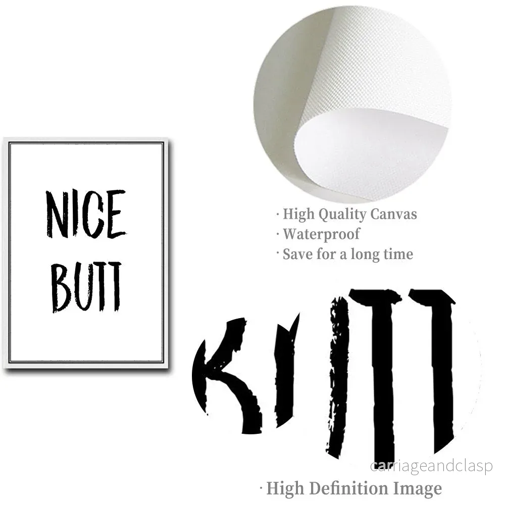 Nice Butt Badrum Väggposter | Veska - Bild 2