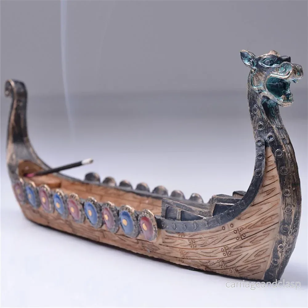 Retro Dragon Boat Rökelsebrännare | Veska - Bild 2