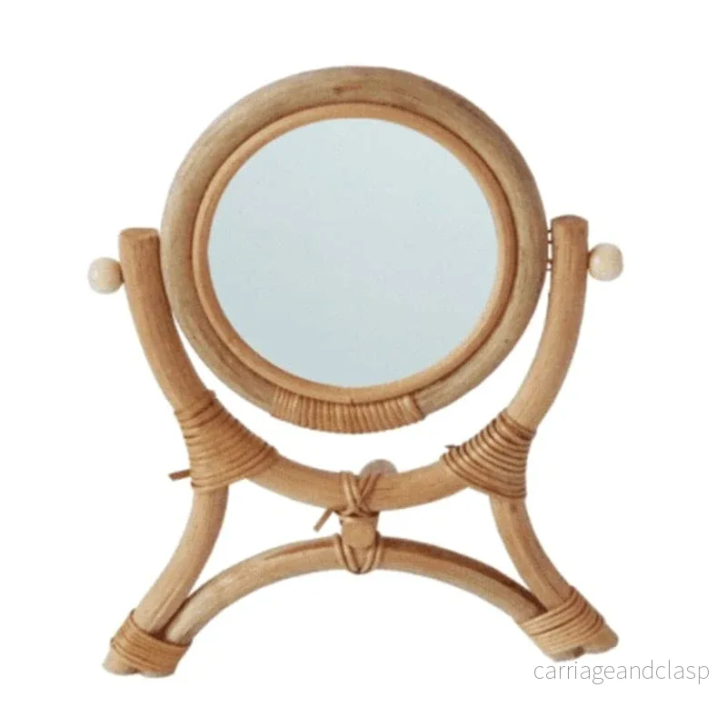 Rattan Handgjort Bordsspegel | Veska - Bild 2