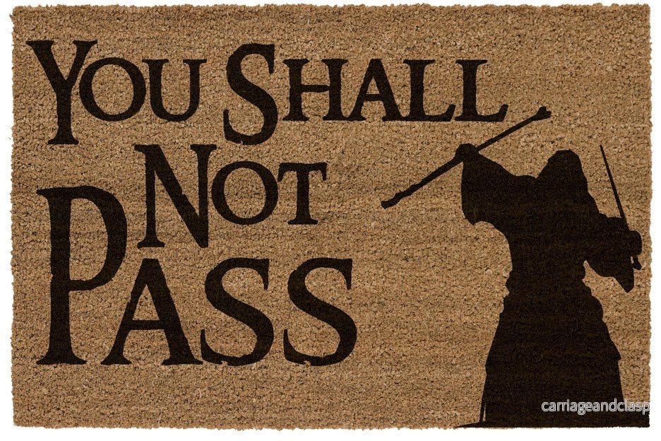 The Lord of the Rings - You Shall Not Pass Dörrmatta - SD Toys