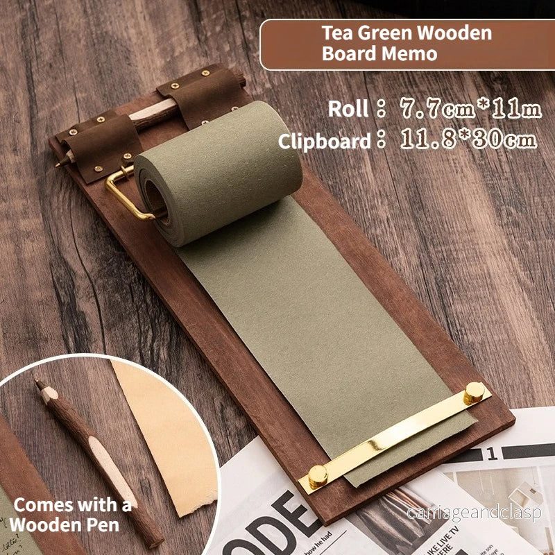 Roll-Note Trä Clipboard | Veska