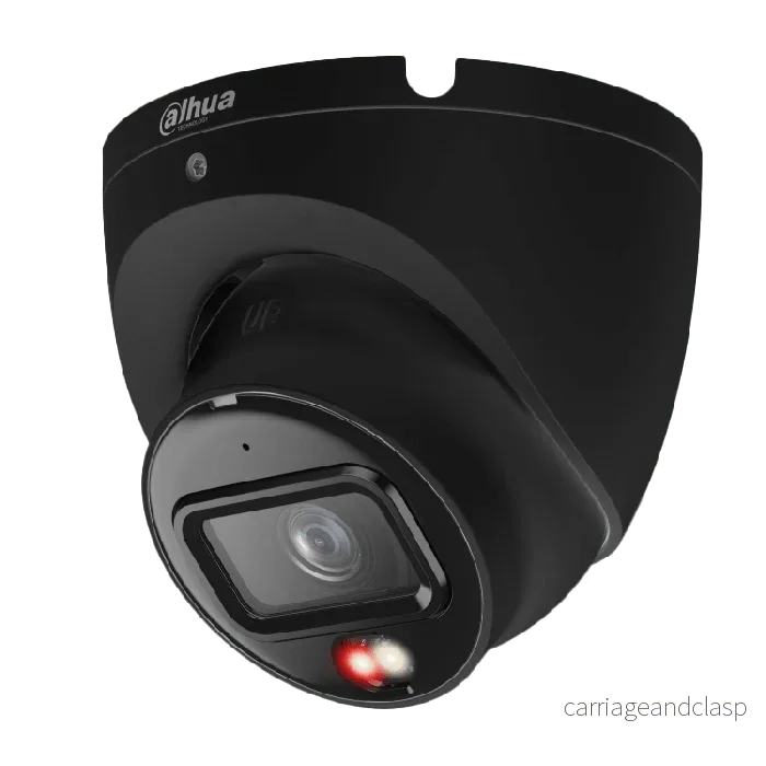 Dahua IPC-HDW1639T-A-IL Svart,  6 MP, 2,8 mm, Smart Dual Light, IP67, PoE