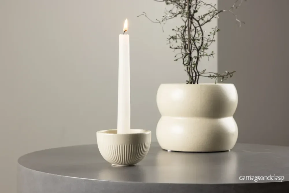 Posh Ljusstake Beige Posh Ljusstake Beige
