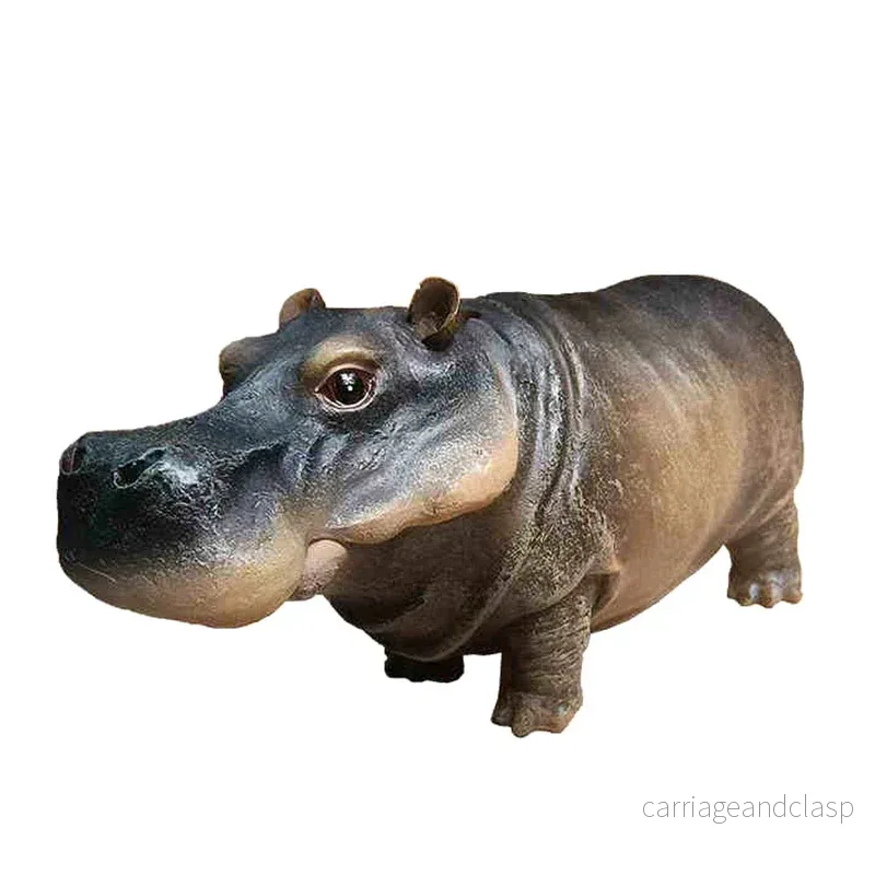 Mini Hippo Dekorativ Fiskbowl Luft Bubblare | Veska Mini Hippo Dekorativ Fiskbowl Luft Bubblare | Veska