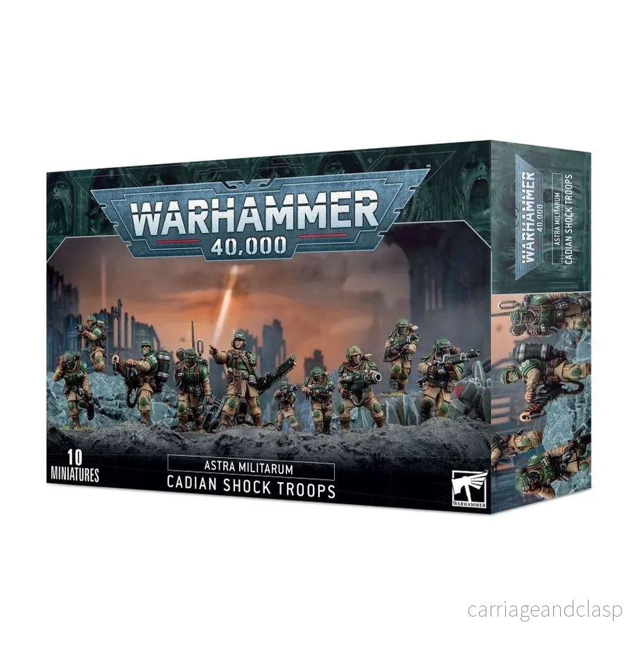 Warhammer: 40,000 - Astra Militarum - Cadian Shock Troops
