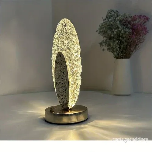 Veska | Plumalux Bordslampa Påfågel Design | Sladdlös & USB-laddbar | Dimbar LED-lampa | 22×13.5 cm | ABS-hölje - Bild 2