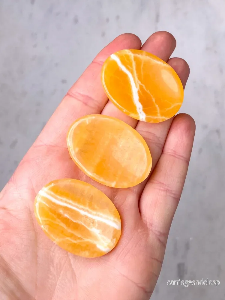 Orange Kalcit Worrystone