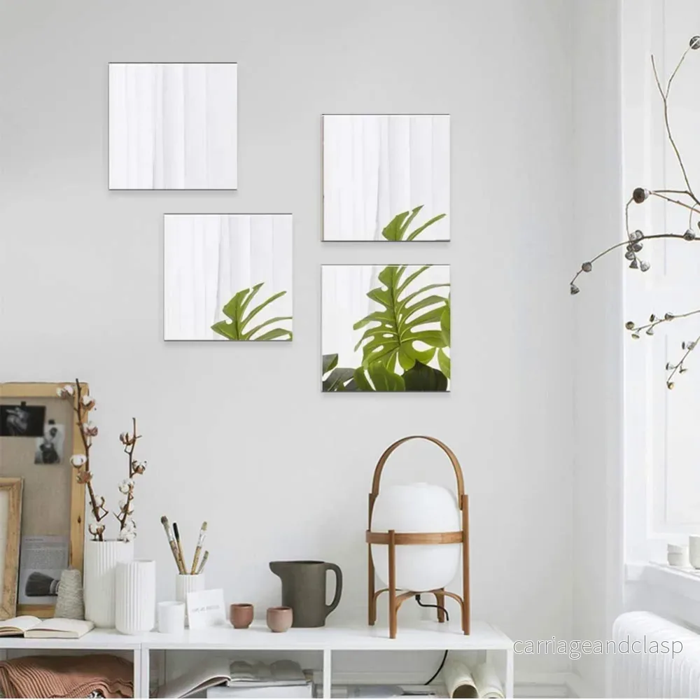 3D Självhäftande DIY Spegelväggdekor | Veska
