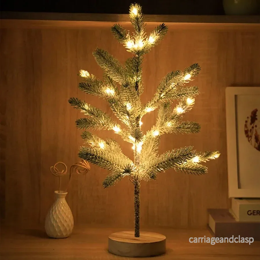 LumiPine – LED julgran bordslampa med varmt vitt ljus | Veska