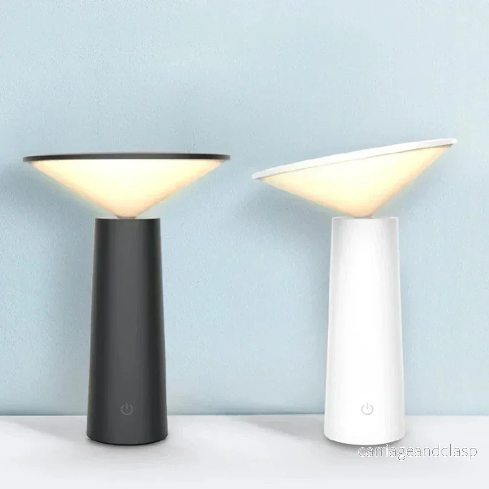 – Modern Touch Bordslampa med USB | Veska - Bild 2