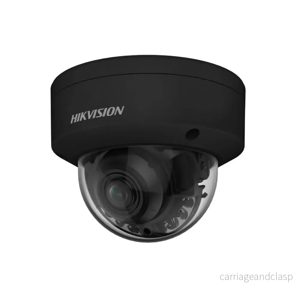 Hikvision DS-2CD2747G2HT-LIZS Svart 4MP Smart Hybrid Light ColorVu Motoriserad Varifocal Dome