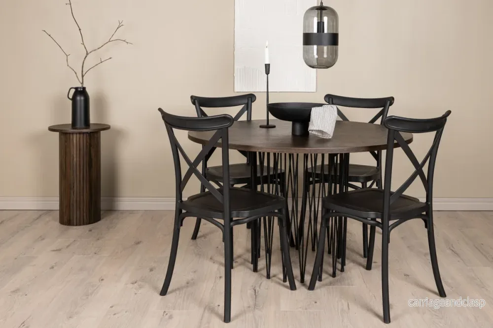 Crosett & Stone Matgrupp Svart/Mocka Crosett & Stone Matgrupp Svart/Mocka