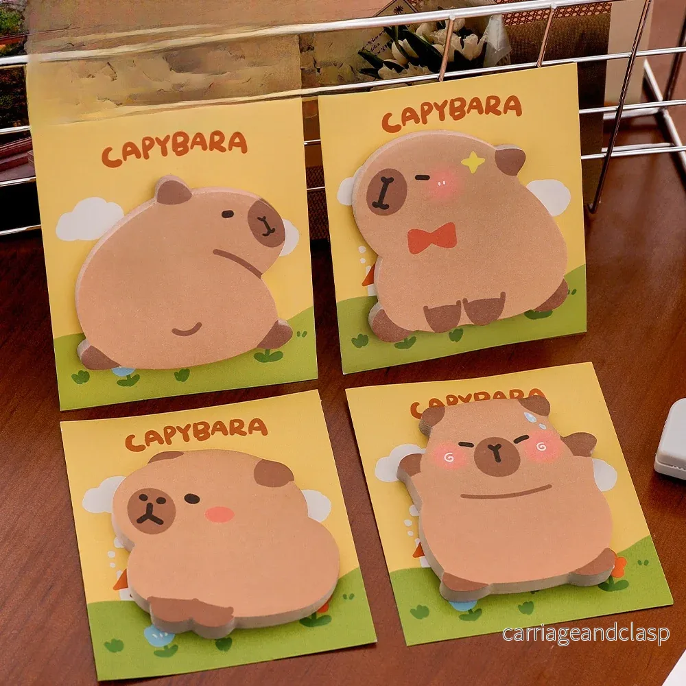 Söta Capybara Post-it lappar - Bild 2