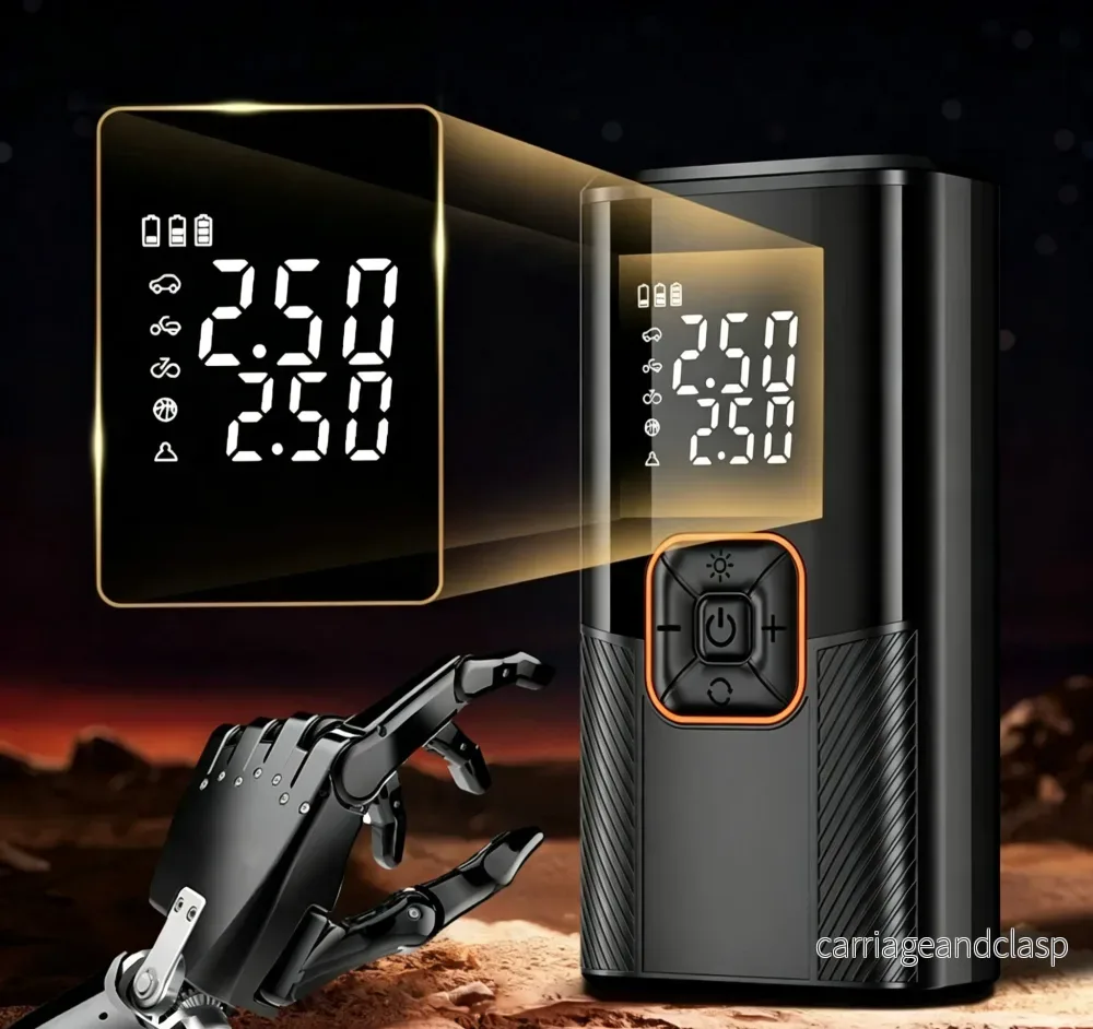 AirBoost™ – Trådlös Portabel Däckpump med Digital Display - Bild 3
