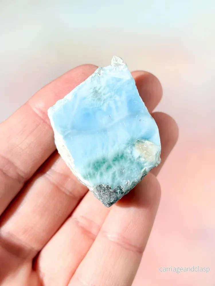Larimar Rå Polerad (Nr. 54) Exklusiv Kvalitet - Bild 2