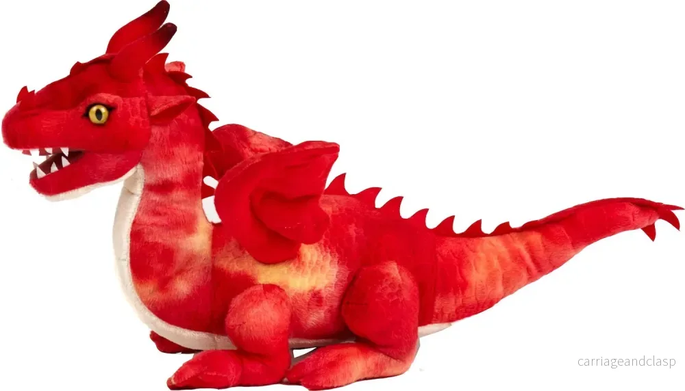 Uni Toys - Drake (Stor, Röd) Gosedjur - Bild 3
