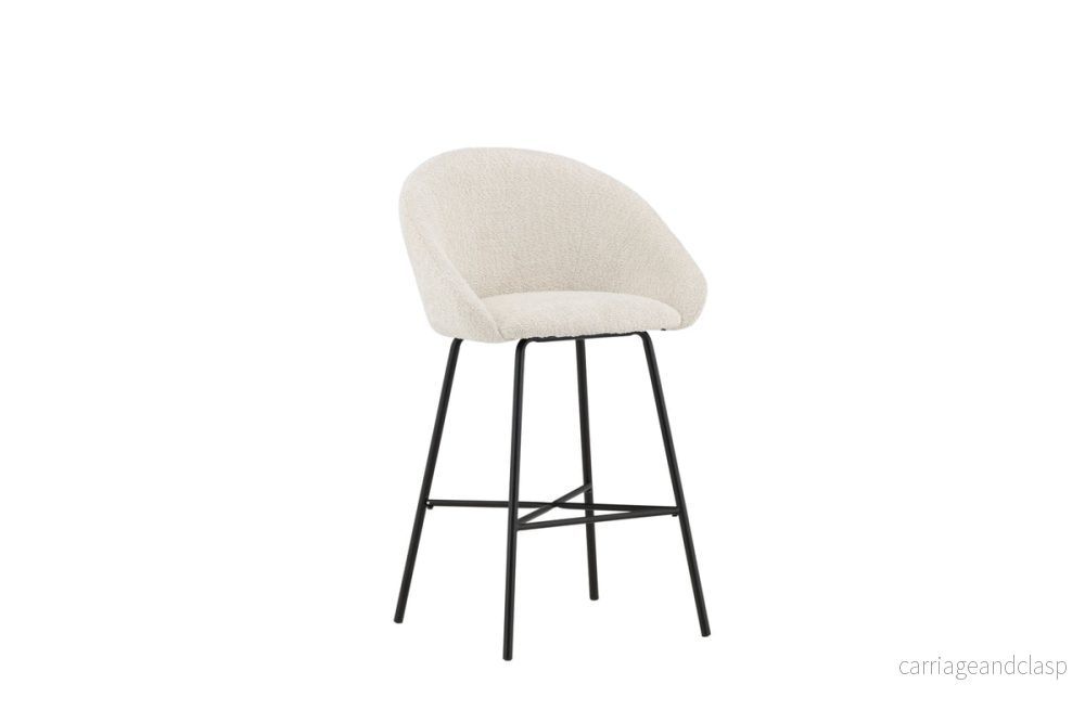 Velvet Barstolar 2-pack Vit - Bild 2