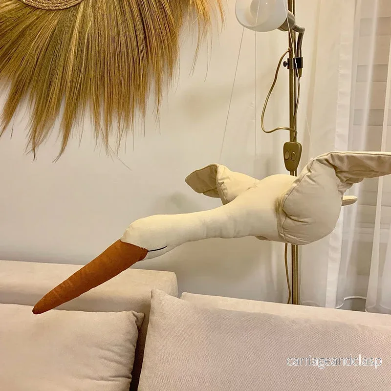 Kreativ Barnrum Dekor Hängande Svan Plush Doll | Veska Kreativ Barnrum Dekor Hängande Svan Plush Doll | Veska