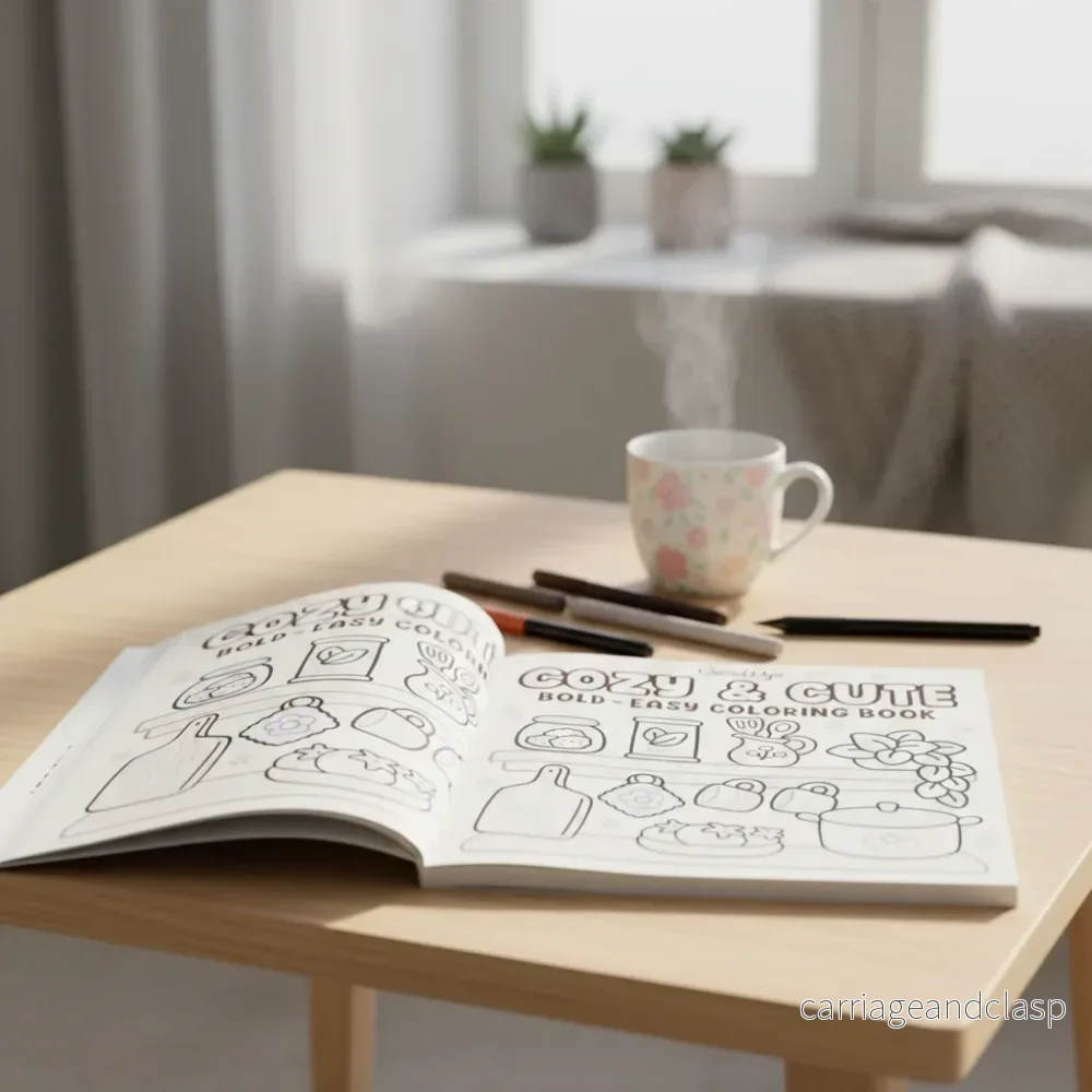 Kawaii Målarbok - Cozy & Cute - Bild 2