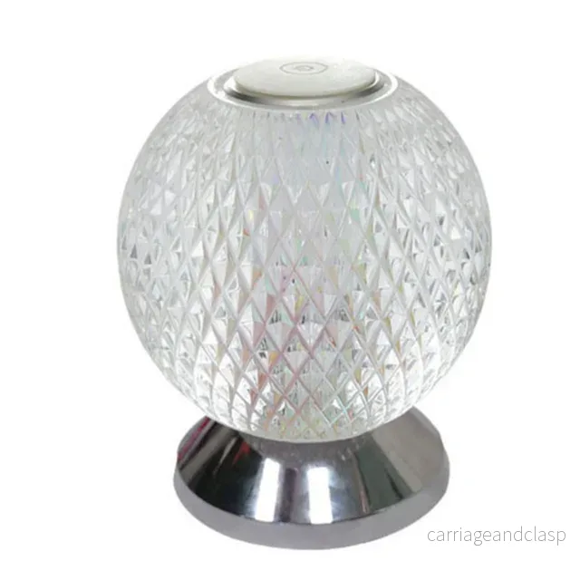 Veska | Chic Crystal Table Lamp – Trådlös Lyx Belysning